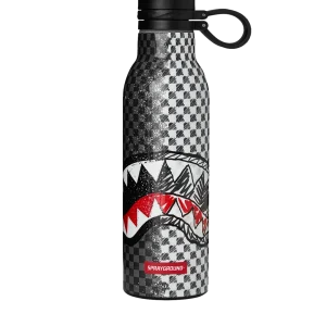 DOODLE CHECK SPLIT WATER BOTTLE