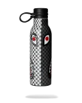 DOODLE CHECK SPLIT WATER BOTTLE