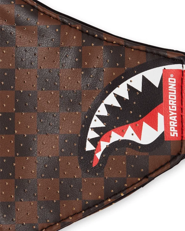 SHARKS IN PARIS VEGAN LEATHER FACE MASK