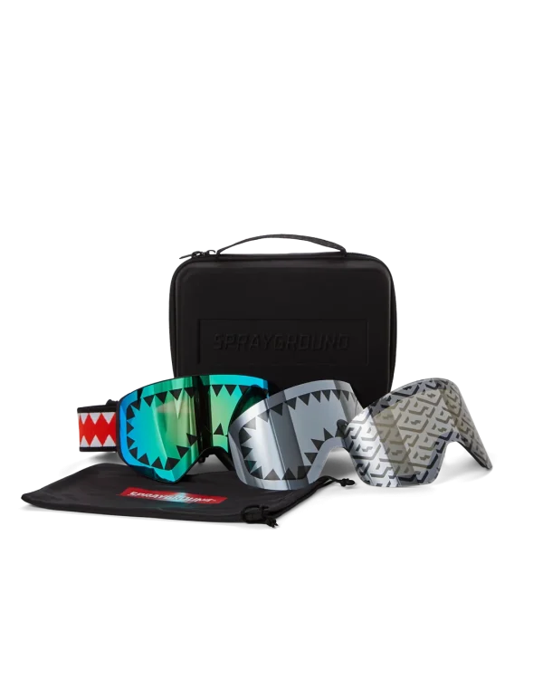 SKY HIGH SEEKERS ARCTIC SKI GOGGLES (3 INTERCHANGEABLE LENSES)