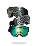 THE STREET MOUNTAIN SKI GOGGLES (INTERCHANGEABLE 3 LENSES)