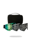 THE STREET MOUNTAIN SKI GOGGLES (INTERCHANGEABLE 3 LENSES)