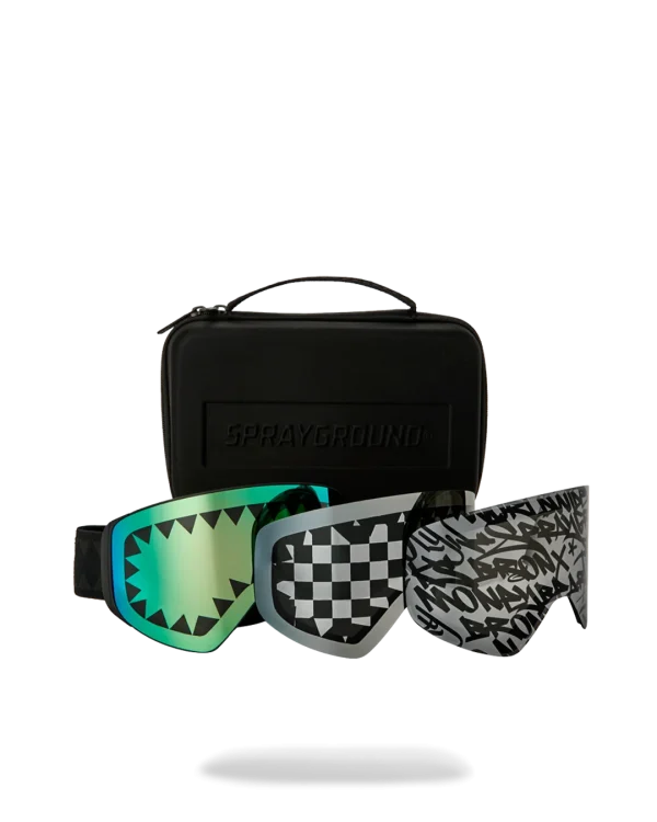 THE STREET MOUNTAIN SKI GOGGLES (INTERCHANGEABLE 3 LENSES)