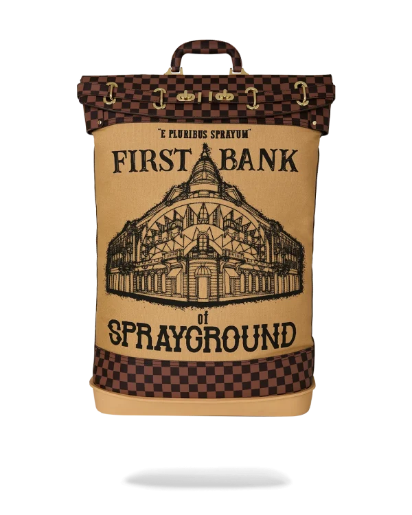 FIRST BANK OF SPRAYGROUND MONEY BAG