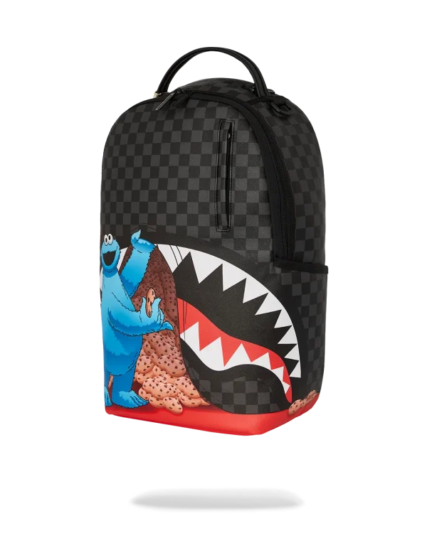 SESAME STREET COOKIE MONSTER SNACK ATTACK DLXSV BACKPACK