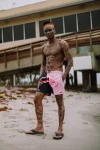 PINK PANTHER PINK PAINTER SWIM SHORTS