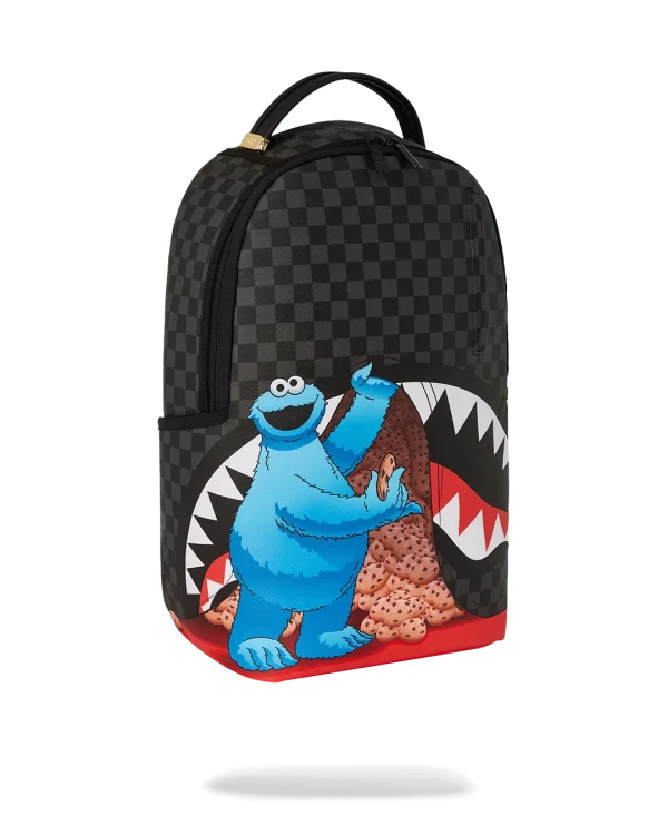 SESAME STREET COOKIE MONSTER SNACK ATTACK DLXSV BACKPACK