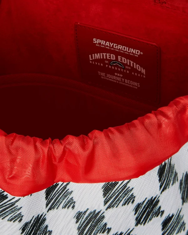 SCRIBBLE DRIBBLE CHECK HILLS BACKPACK