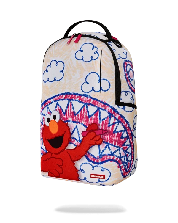 ELMO'S WORLD SHARK SKETCH BACKPACK