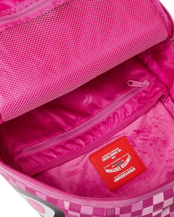 PINK CAMOCHECK BACKPACK