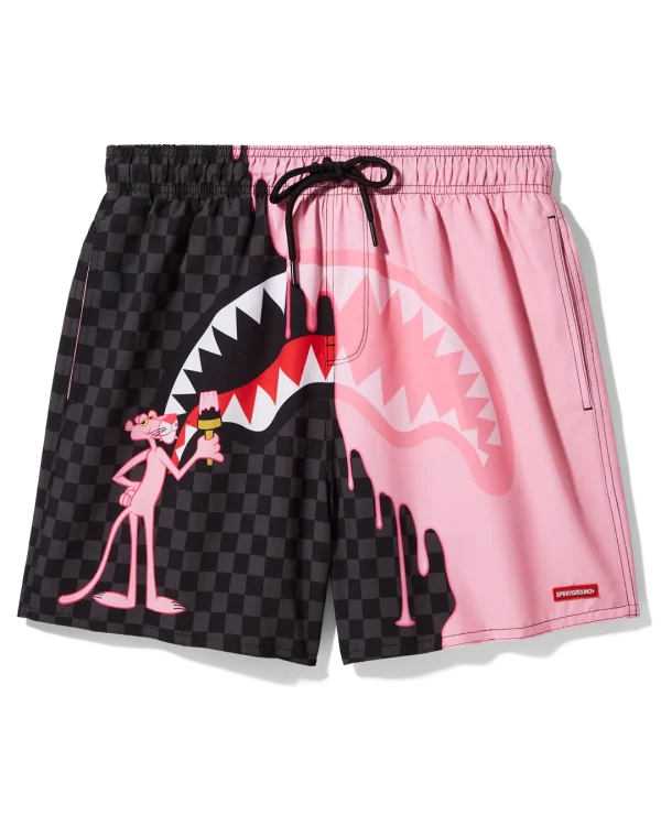 PINK PANTHER PINK PAINTER SWIM SHORTS
