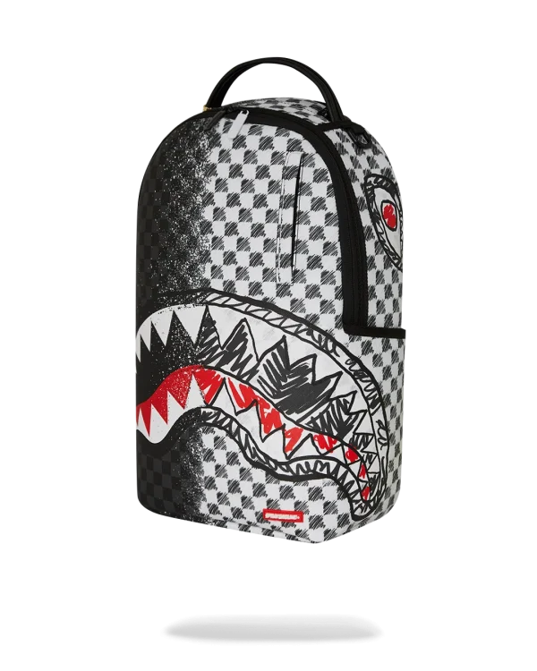 SCRIBBLE DRIBBLE CHECK BACKPACK