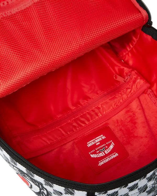 SCRIBBLE DRIBBLE CHECK BACKPACK
