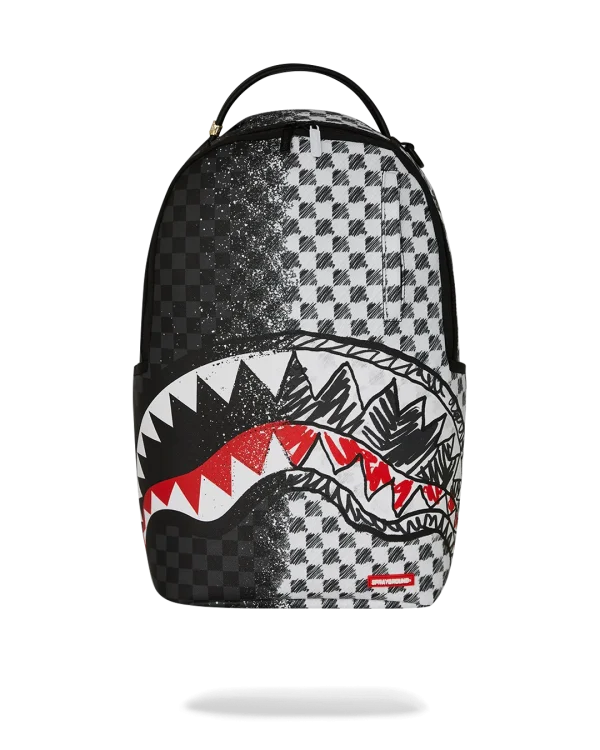 SCRIBBLE DRIBBLE CHECK BACKPACK