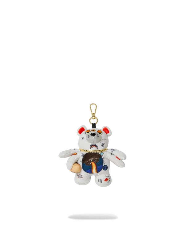 SPACED OUT BEAR KEYCHAIN