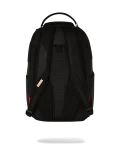 GOLD AND BLACK RACING STRIPES BACKPACK