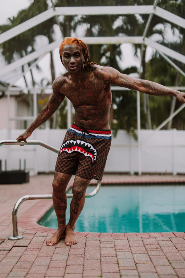 SHARKS IN PARIS GT SWIM SHORTS