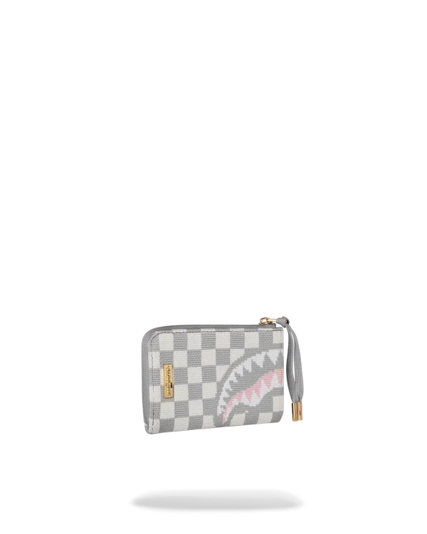 KNIT SHARKS IN PARIS IN CREAM WALLET