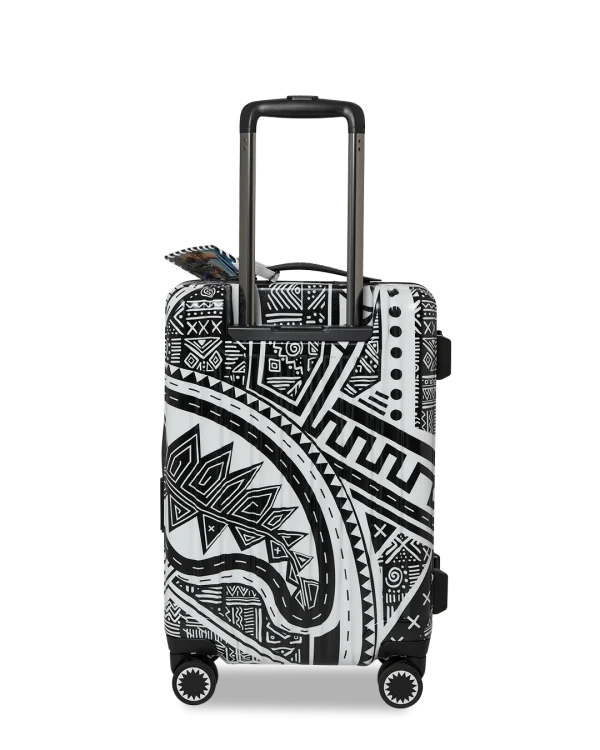 A.I. AFRICAN INTELLIGENCE THE SKYHAWK CARRY-ON LUGGAGE - SANDFLOWER COLLAB