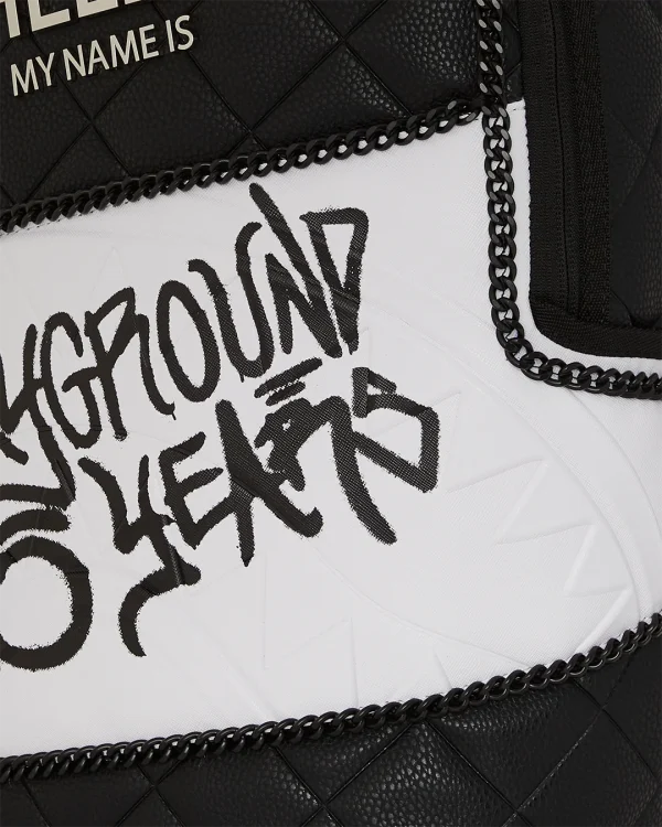 HELLO MY NAME IS 15 YEARS QUILTED BACKPACK (SUPER RARE)