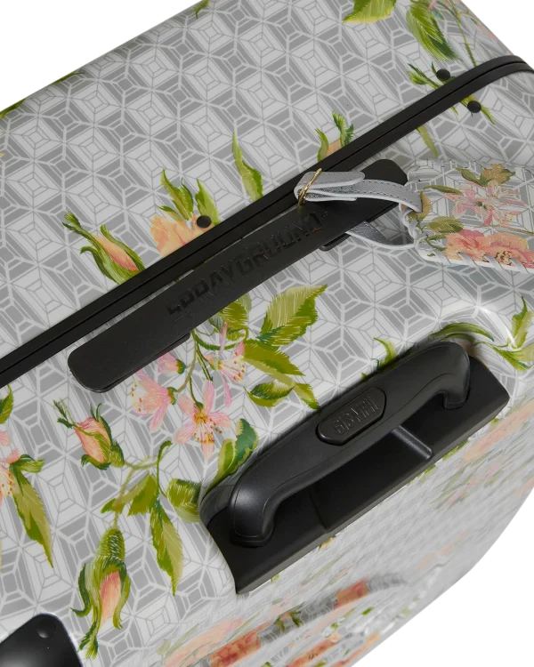 A.I. AFRICAN INTELLIGENCE ELEGANT ENERGY SHARKITECTURE FULL SIZE LUGGAGE - SANDFLOWER COLLAB