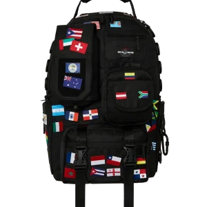 JAMES FIRST CLASS GLOBAL FLAGS SPECIAL OPS CARGO BACKPACK