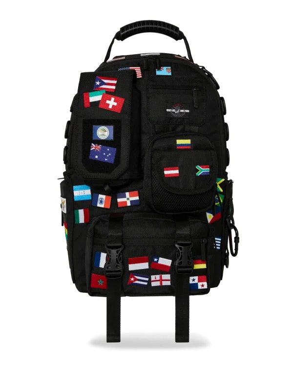 JAMES FIRST CLASS GLOBAL FLAGS SPECIAL OPS CARGO BACKPACK