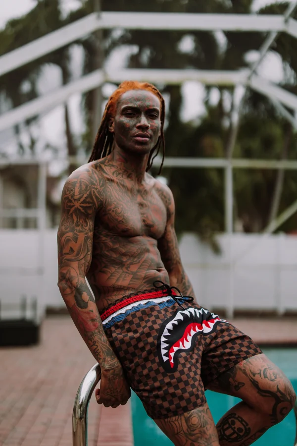 SHARKS IN PARIS GT SWIM SHORTS