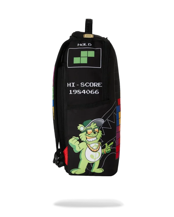 TETRIS WITH DIABLO AND MONEY BEAR BACKPACK