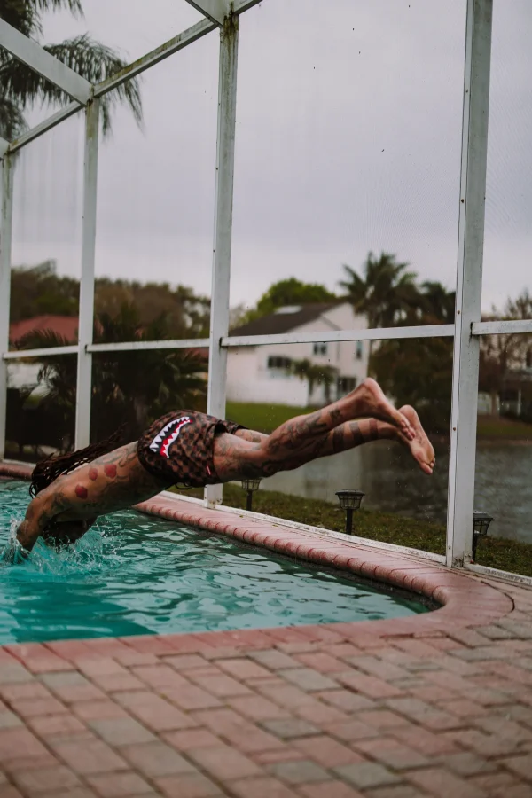 GLOBAL MOGUL BILLIONAIRE SWIM SHORTS