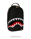 LIGHTS OUT SHARKS IN PARIS CHENILLE SHARK BACKPACK