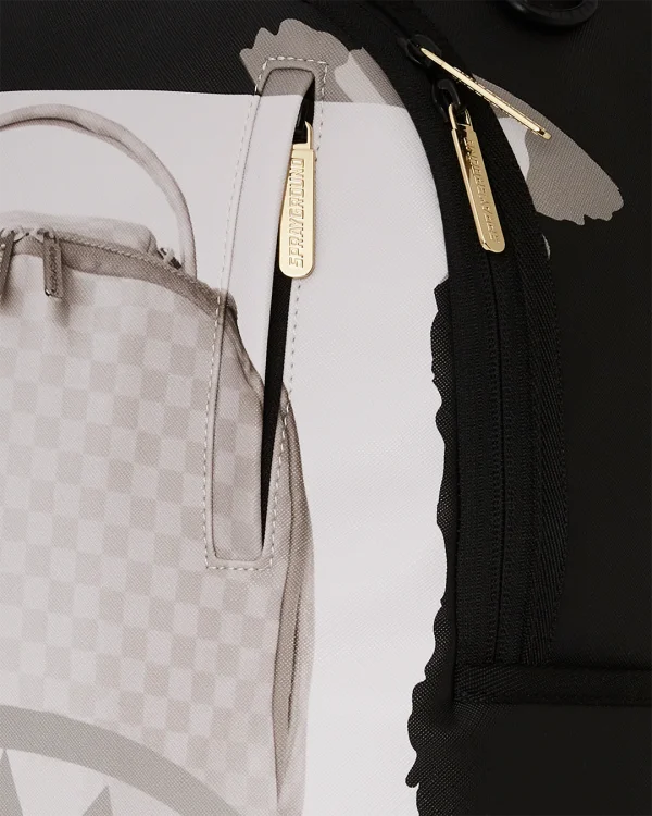 BAG ON BAG OPTICAL ILLUSION SHARKS IN PARIS BACKPACK