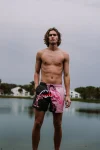PINK PANTHER PINK PAINTER SWIM SHORTS