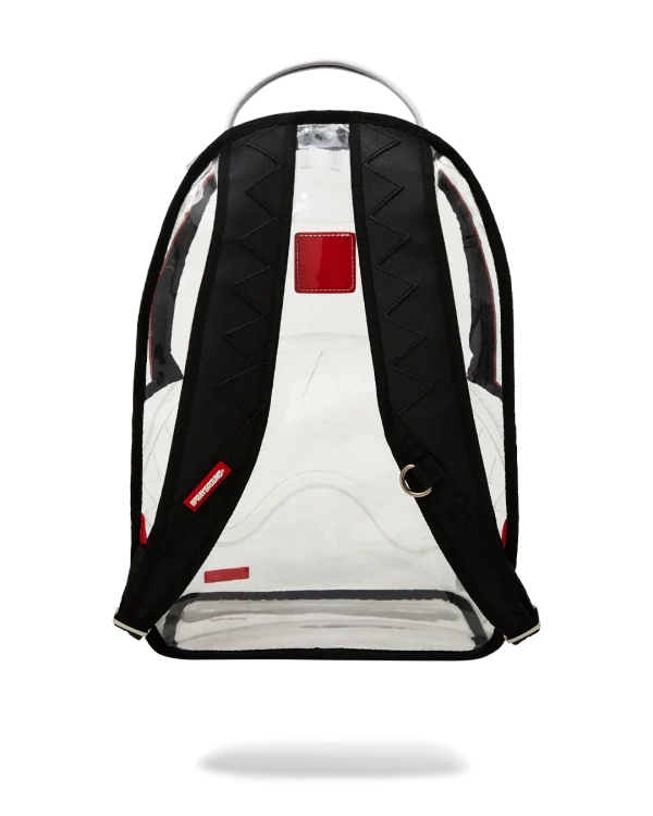 100% CLEAR BACKPACK SHARK