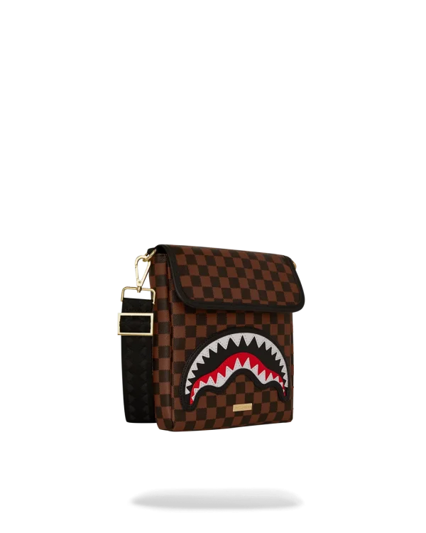 SAWTOOTH SHARKS IN PARIS MESSENGER SLING