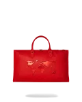 JAMES FIRST CLASS RUBY RED PYRAMID LARGE DUFFLE