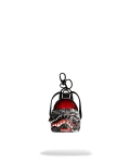 SCRIBBLE DRIBBLE CHECK BACKPACK KEYCHAIN
