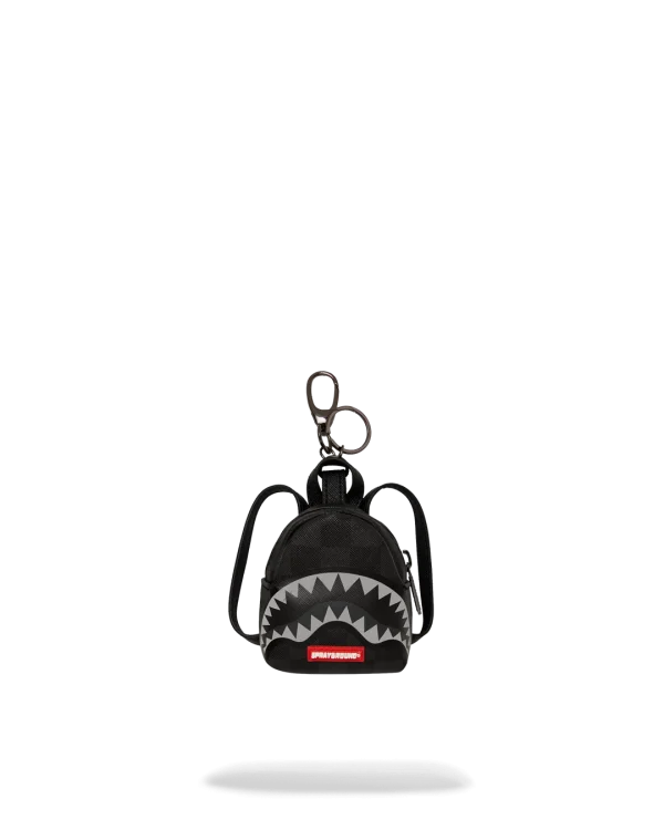 LIGHTS OUT SHARKS IN PARIS BACKPACK KEYCHAIN