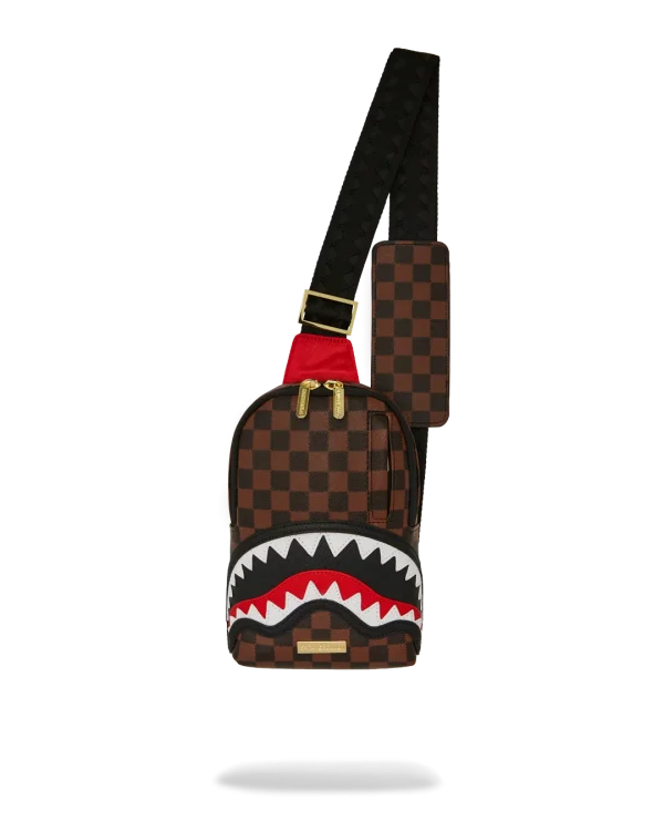 SAWTOOTH SHARKS IN PARIS ONE-STRAP SLING