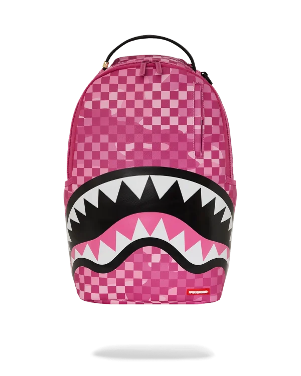 PINK CAMOCHECK BACKPACK