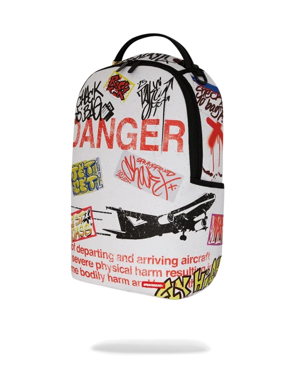 JETBLAST SIGN ON THE RUNWAY BACKPACK
