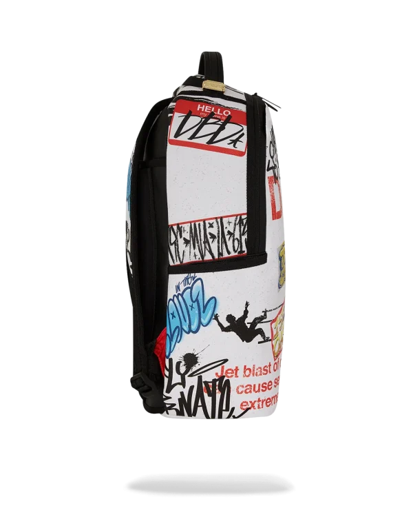 JETBLAST SIGN ON THE RUNWAY BACKPACK