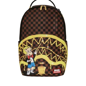 RICHIE RICH PAINT THE SHARK GOLD BACKPACK
