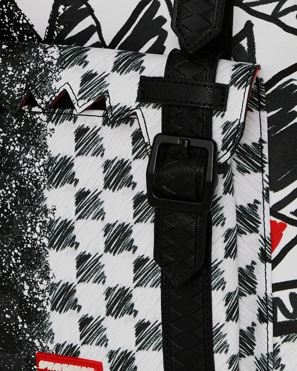 SCRIBBLE DRIBBLE CHECK HILLS BACKPACK