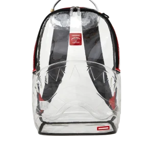 100% CLEAR BACKPACK SHARK