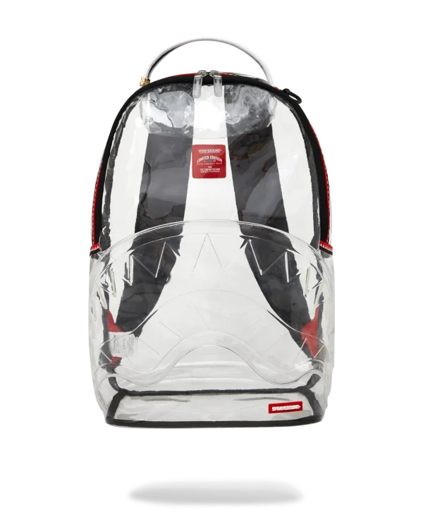 100% CLEAR BACKPACK SHARK