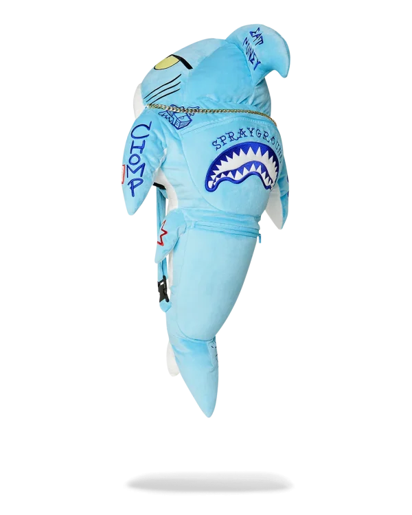 STUFFED SAVAGE HOODY BACKPACK SHARK