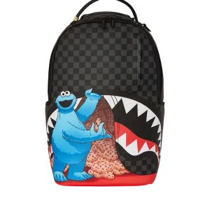 SESAME STREET COOKIE MONSTER SNACK ATTACK DLXSV BACKPACK
