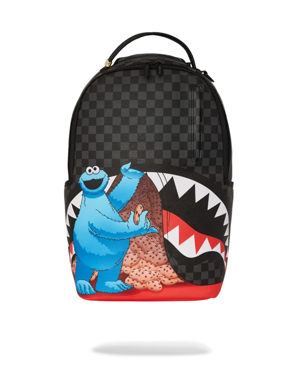 SESAME STREET COOKIE MONSTER SNACK ATTACK DLXSV BACKPACK