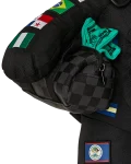 JAMES FIRST CLASS GLOBAL FLAGS MONEYBEAR BACKPACK